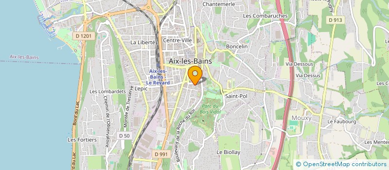 localisation de l'entreprise MONSIEUR STEVENS FIE  AIX-LES-BAINS