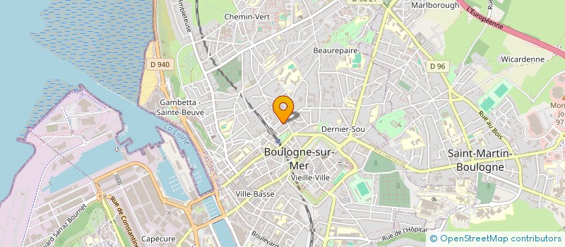 localisation de l'entreprise MONSIEUR STEVENS FIEVET à BOULOGNE-SUR-MER