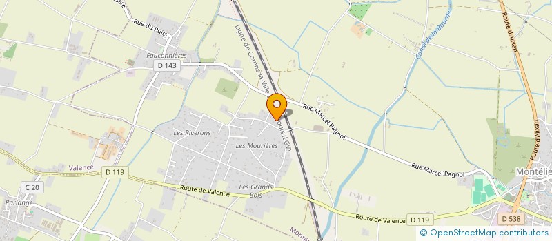 localisation de l'entreprise MONSIEUR STEVENS FONT  MONTELIER