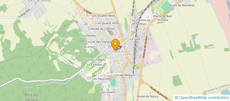 localisation de l'entreprise MONSIEUR STEVENS FRANCOIS  BRIENNE-LE-CHATEAU