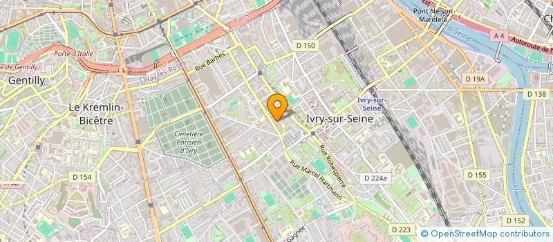 localisation de l'entreprise MONSIEUR STEVENS KLIOUA  IVRY-SUR-SEINE