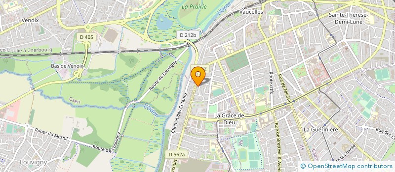 localisation de l'entreprise MONSIEUR STEVENS LOUAIL à CAEN