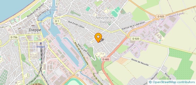 localisation de l'entreprise MONSIEUR STEVENS MASSYRE à DIEPPE