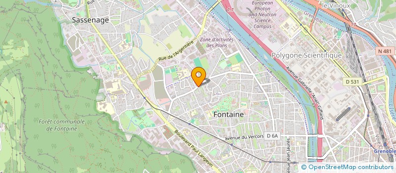 localisation de l'entreprise MONSIEUR STEVENS MUSITELLI  FONTAINE