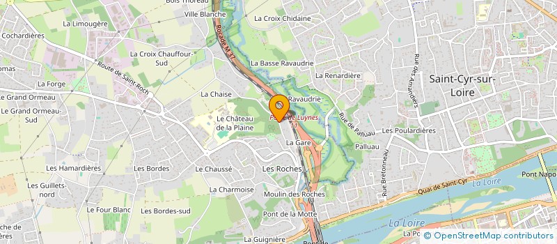 localisation de l'entreprise MONSIEUR STEVENS ROCHEREAU  FONDETTES