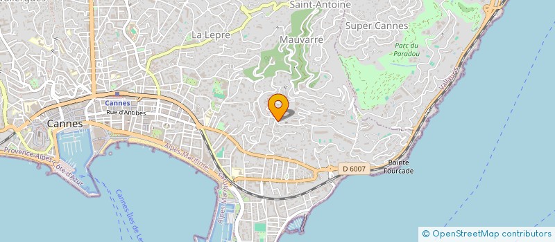 localisation de l'entreprise MONSIEUR STEVENS RUFFO à CANNES
