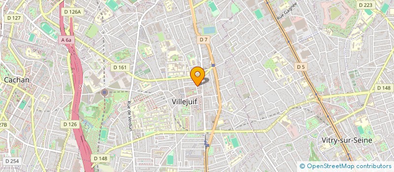 localisation de l'entreprise MONSIEUR STEVENS STEPHAN  VILLEJUIF