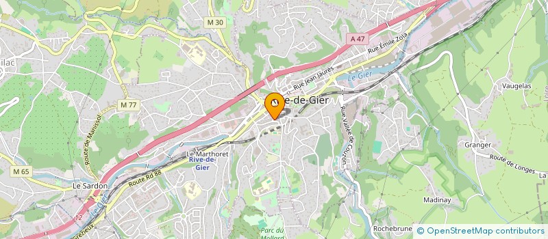 localisation de l'entreprise MONSIEUR STEVENSON STEVEN  RIVE-DE-GIER