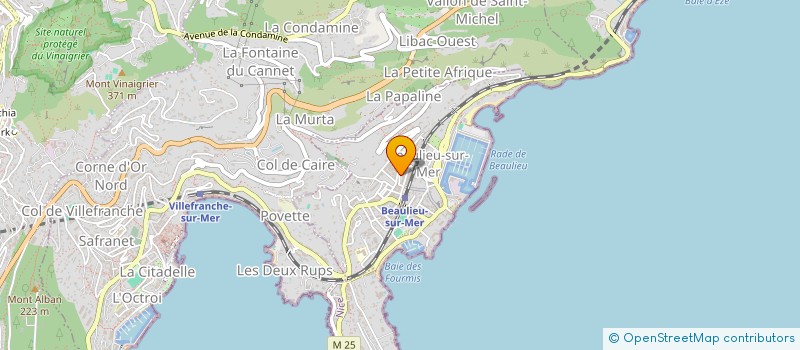 localisation de l'entreprise MONSIEUR STEVES DEBRAY à BEAULIEU-SUR-MER