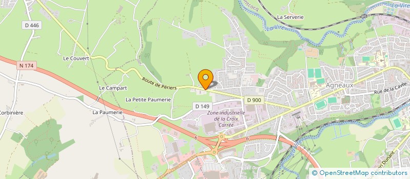 localisation de l'entreprise MONSIEUR STEVES DEMEULEMEESTER  AGNEAUX