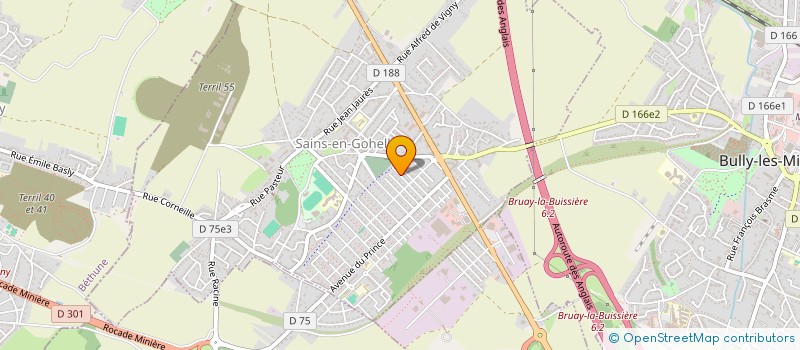 localisation de l'entreprise MONSIEUR STEVIE AMBLANC  SAINS-EN-GOHELLE