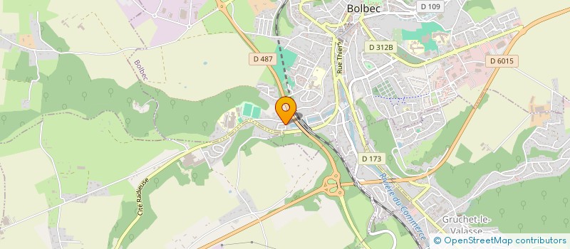 localisation de l'entreprise MONSIEUR STEVIE BEAUCHAMP  BOLBEC