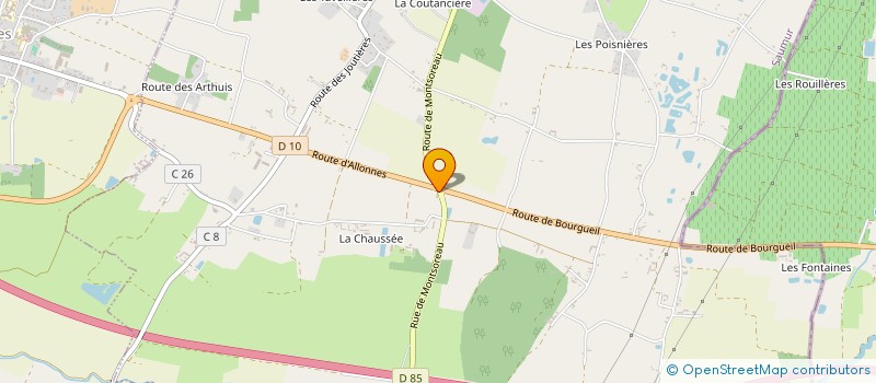 localisation de l'entreprise MONSIEUR STEVIE KLIN  BRAIN-SUR-ALLONNES