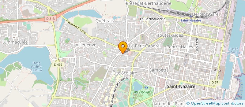 localisation de l'entreprise MONSIEUR STEVIE LAFON  SAINT-NAZAIRE