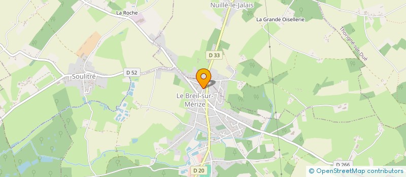 localisation de l'entreprise MONSIEUR STEVIE MALLET  LE BREIL-SUR-MERIZE