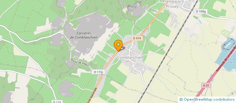 localisation de l'entreprise MONSIEUR STEVIE RAVENEAU  COMBLANCHIEN