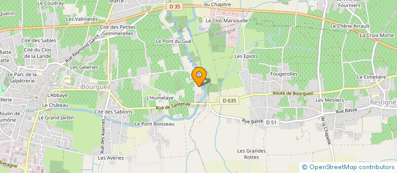 localisation de l'entreprise MONSIEUR STEVIE RIAUBLANC à BOURGUEIL