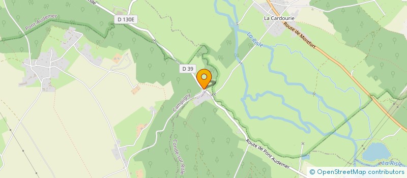 localisation de l'entreprise MONSIEUR STEVON THINEL  PONT-DE-L'ARCHE