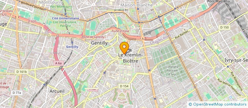 localisation de l'entreprise MONSIEUR STEVY BOUCAUD à LE KREMLIN-BICETRE