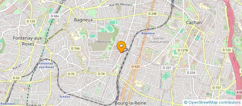 localisation de l'entreprise MONSIEUR STEVY COMPAORE à BOURG-LA-REINE