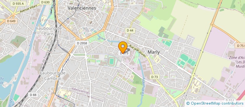 localisation de l'entreprise MONSIEUR STEVY LEROUX à VALENCIENNES