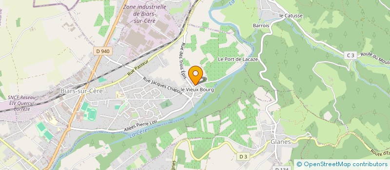 localisation de l'entreprise MONSIEUR STEVY LOTY  BIARS-SUR-CERE