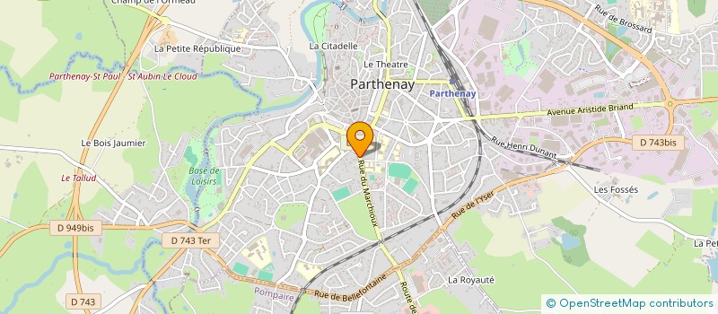 localisation de l'entreprise MONSIEUR STEVY PAILLE  PARTHENAY