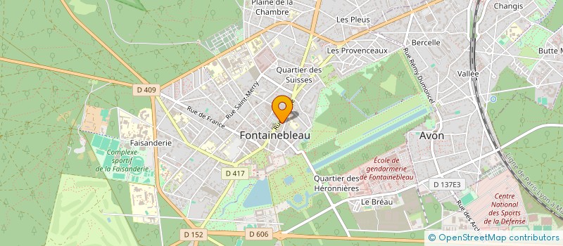 localisation de l'entreprise MONSIEUR STEVY RIGO à FONTAINEBLEAU
