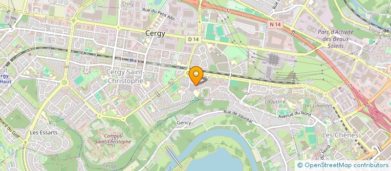 localisation de l'entreprise MONSIEUR STEWARD DE RIVIERE  CERGY