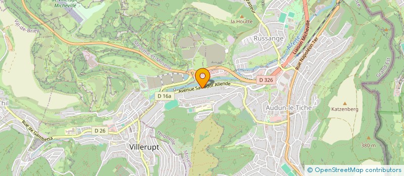 localisation de l'entreprise MONSIEUR STEWART ALMEIDA VITORIA  AUDUN-LE-TICHE