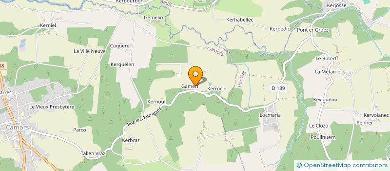 localisation de l'entreprise MONSIEUR STEWART CROSS  CAMORS