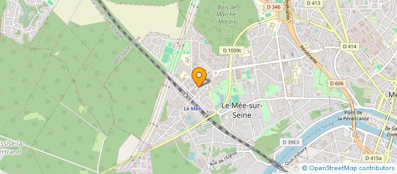 localisation de l'entreprise MONSIEUR STHERIO MIANGOUNINA-LOUBAKI  LE MEE-SUR-SEINE