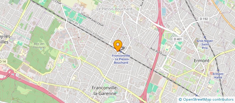 localisation de l'entreprise MONSIEUR STHEVENS SUPRE  FRANCONVILLE