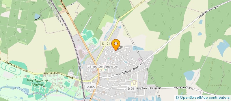 localisation de l'entreprise MONSIEUR STIEPHEN BALASSE  LAMOTTE BEUVRON