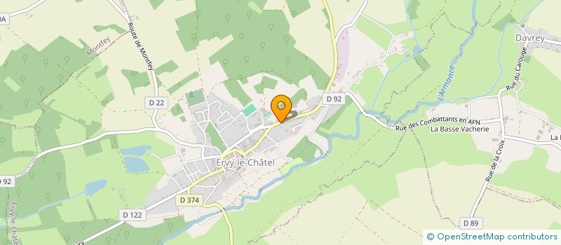 localisation de l'entreprise MONSIEUR STIVE BOUILLON  ERVY-LE-CHATEL