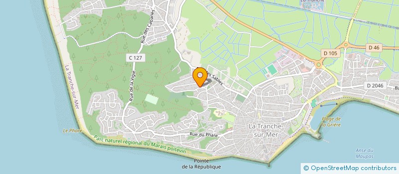 localisation de l'entreprise MONSIEUR STIVE OUAKI  LA TRANCHE-SUR-MER