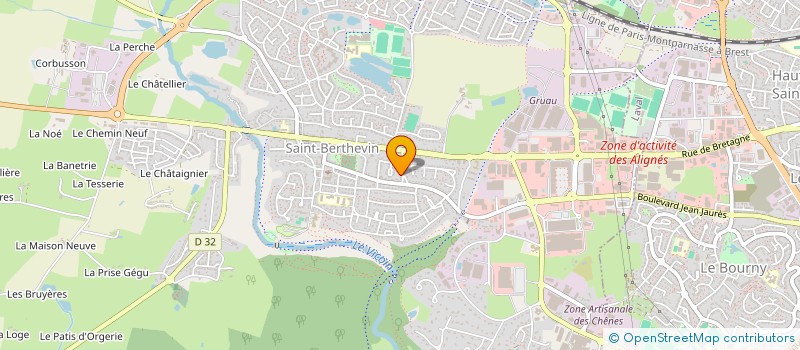 localisation de l'entreprise MONSIEUR STIVE POTTIER  SAINT-BERTHEVIN