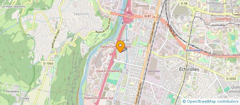 localisation de l'entreprise MONSIEUR STIVEN AZIRI à ECHIROLLES