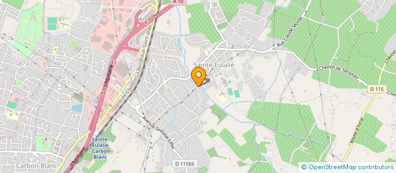 localisation de l'entreprise MONSIEUR STIVEN RICARD  SAINTE-EULALIE