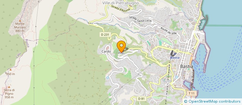 localisation de l'entreprise MONSIEUR STIVY NUNES à BASTIA