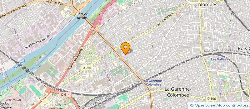 localisation de l'entreprise MONSIEUR STOJAN MILENKOVIC  COLOMBES