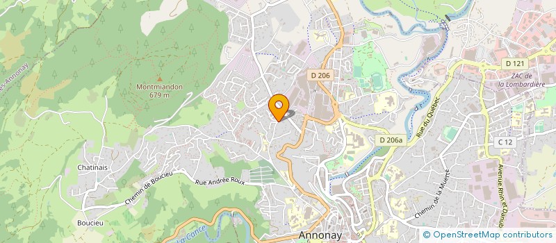 localisation de l'entreprise MONSIEUR STOYAN PAPINOV à ANNONAY