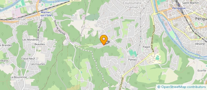 localisation de l'entreprise MONSIEUR STOYANOV KRASIMIR  COULOUNIEIX-CHAMIERS