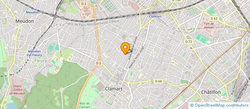 localisation de l'entreprise MONSIEUR STRAHINJA BANOVIC à CLAMART