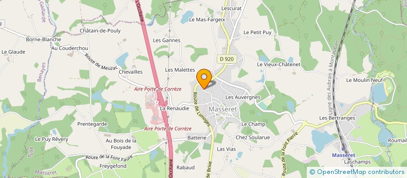 localisation de l'entreprise MONSIEUR STUART BRADBURY  MASSERET