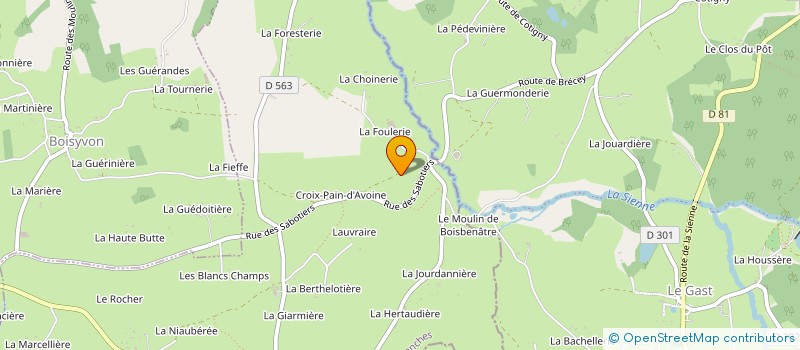 localisation de l'entreprise MONSIEUR STUART COOPER  COULOUVRAY-BOISBENATRE