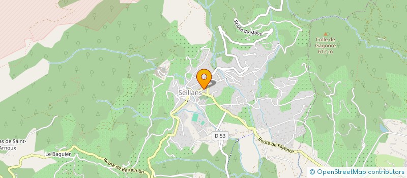 localisation de l'entreprise MONSIEUR STUART MUNRO  SEILLANS