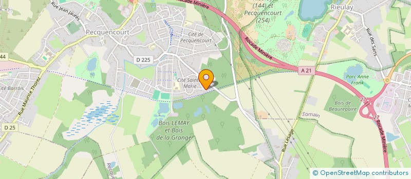 localisation de l'entreprise MONSIEUR STUART SORET  PECQUENCOURT