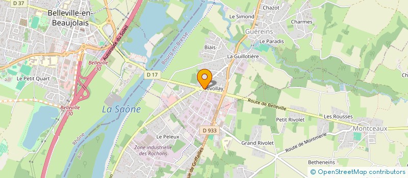 localisation de l'entreprise MONSIEUR STUART VOLAY à GUEREINS