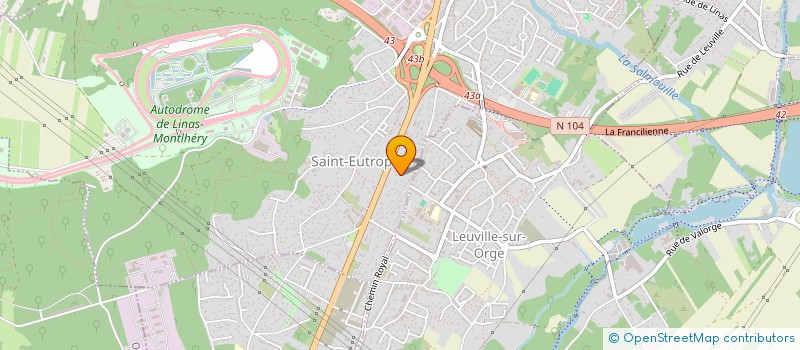 localisation de l'entreprise MONSIEUR STYLIAN DA SILVA  LINAS